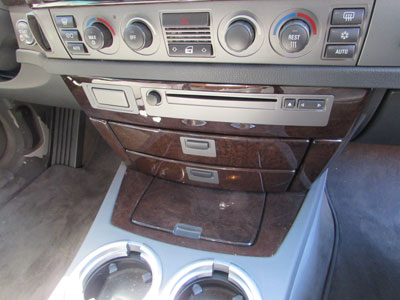 BMW Dash Wood Trim, CD Player 51457025315 E65 E66 745i 745Li 760i4